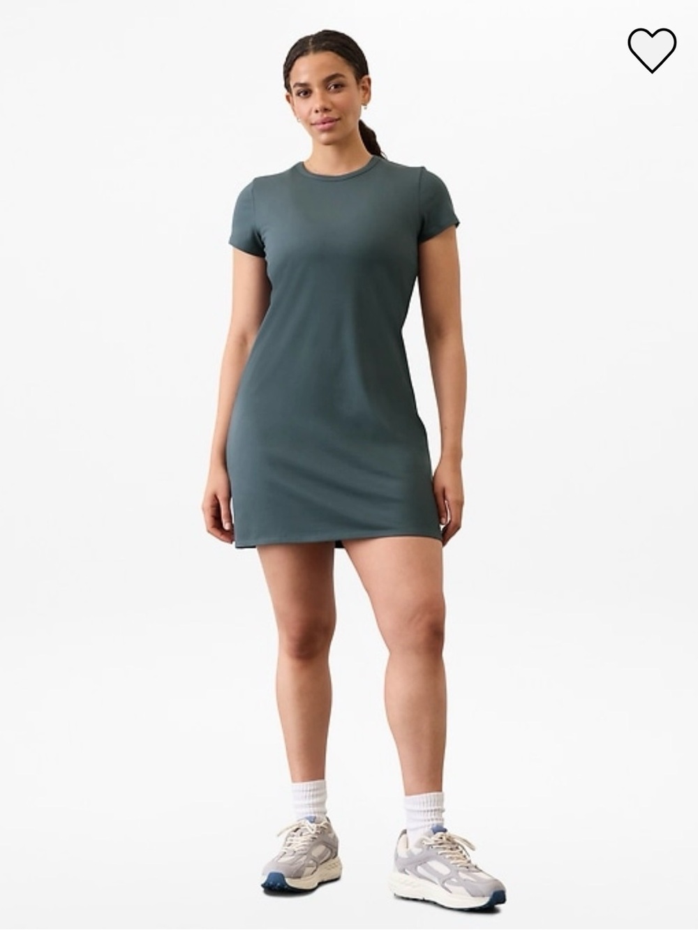 Athleta Signature Rib Tee Dress - XS